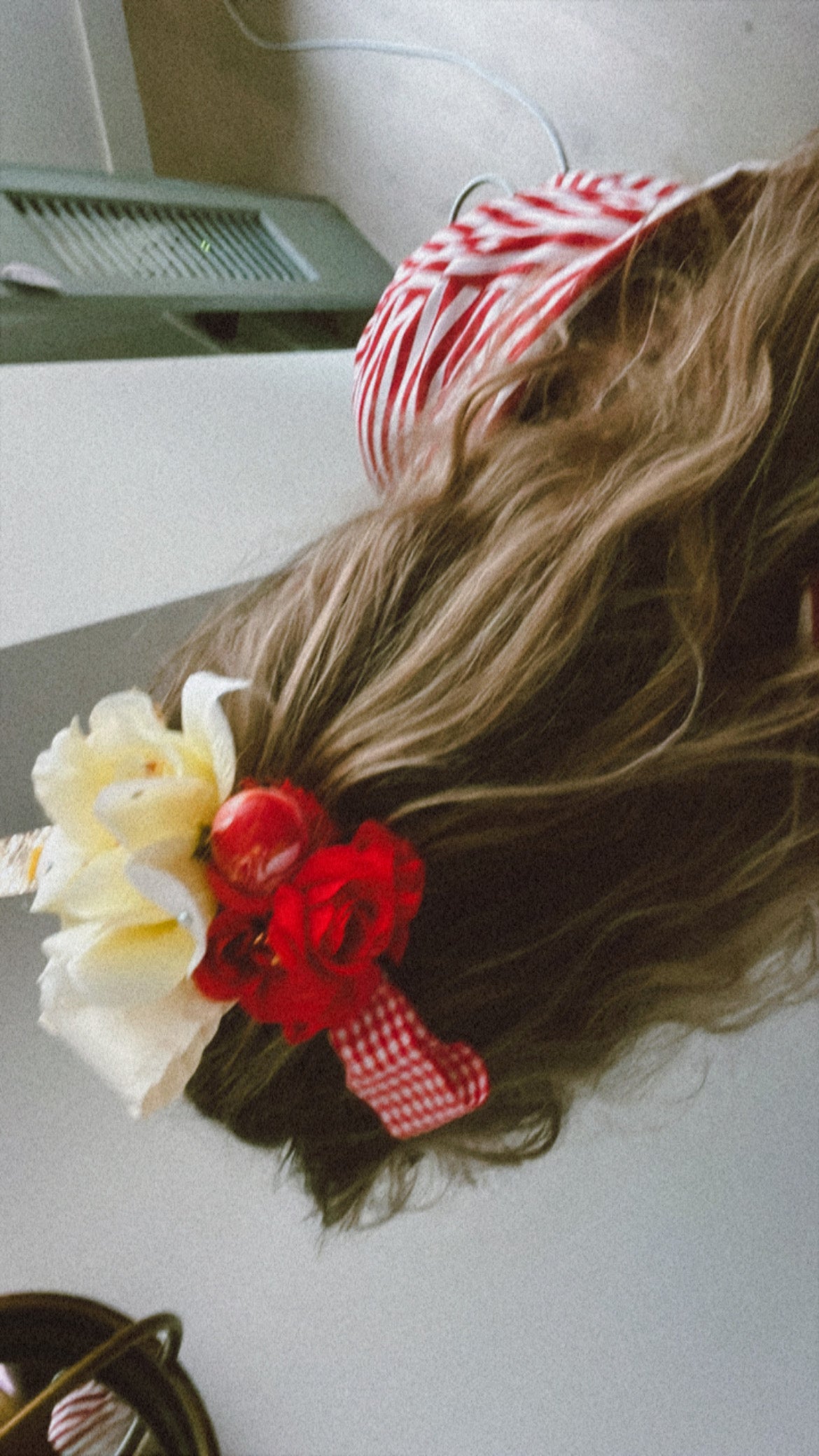 De Bloemetjes gordijn haar clip