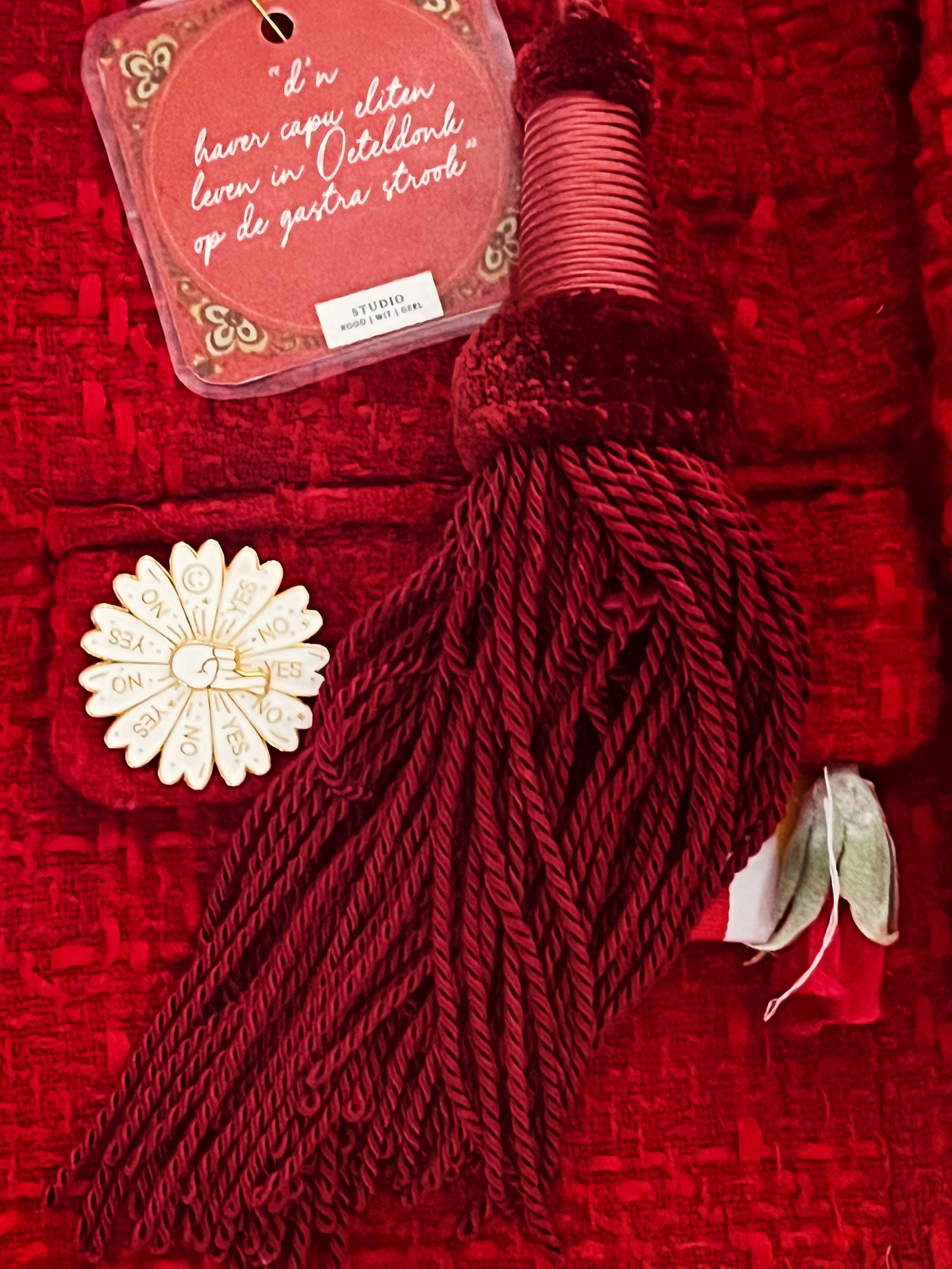 Bloemetjes gordijn jaske