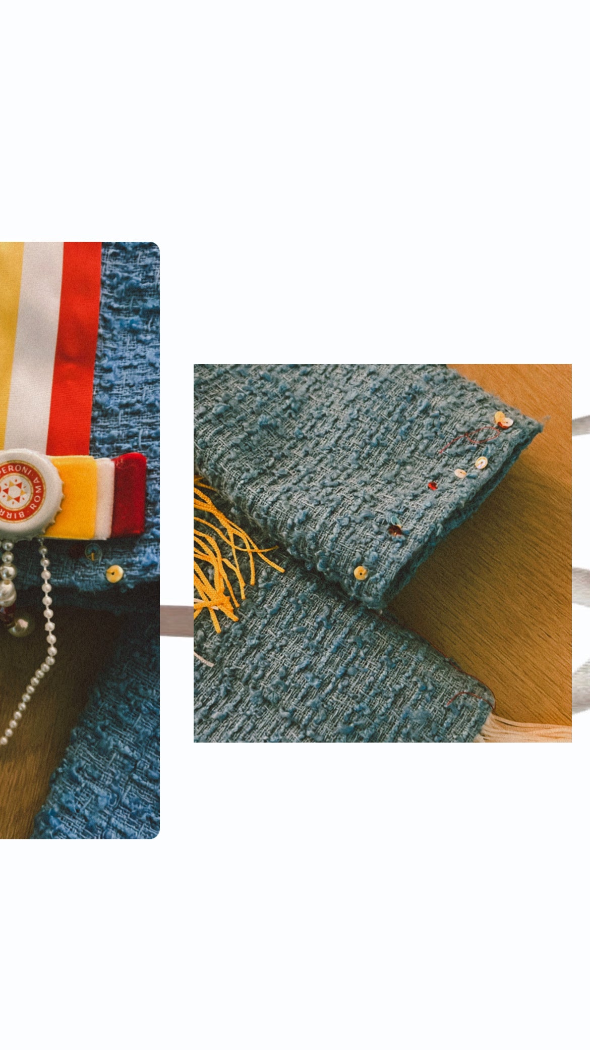 Blauw blauw ik hou van jou jasje